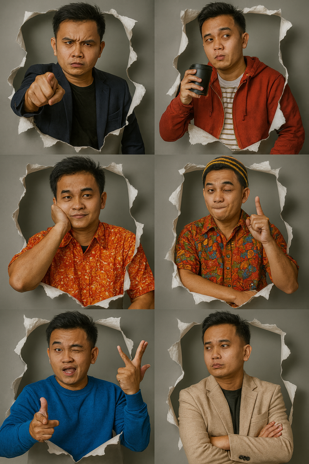 Dynamic Personality portrait