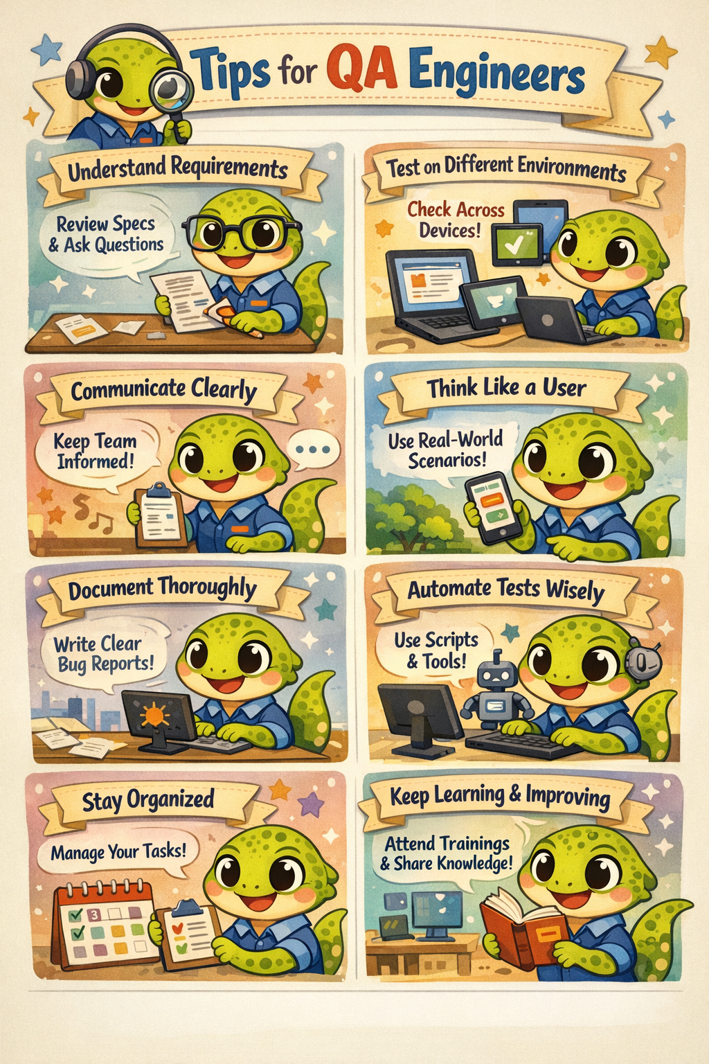 Infografis Tips Profesional & Ramah